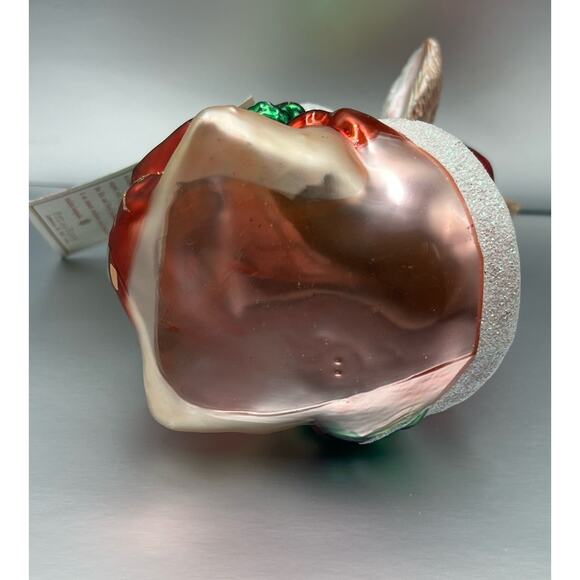 Fitz and Floyd Vintage Blown Glass Ornament LODGE RABBIT In Box - Picture 6 of 10